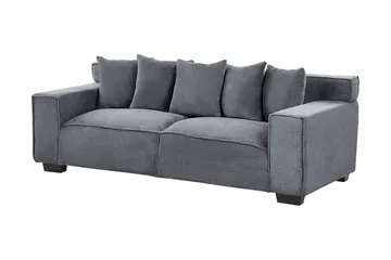 Lahall Manchestersofa 200 cm - Grå - Møbler - Sofaer - Sofa 3 seter