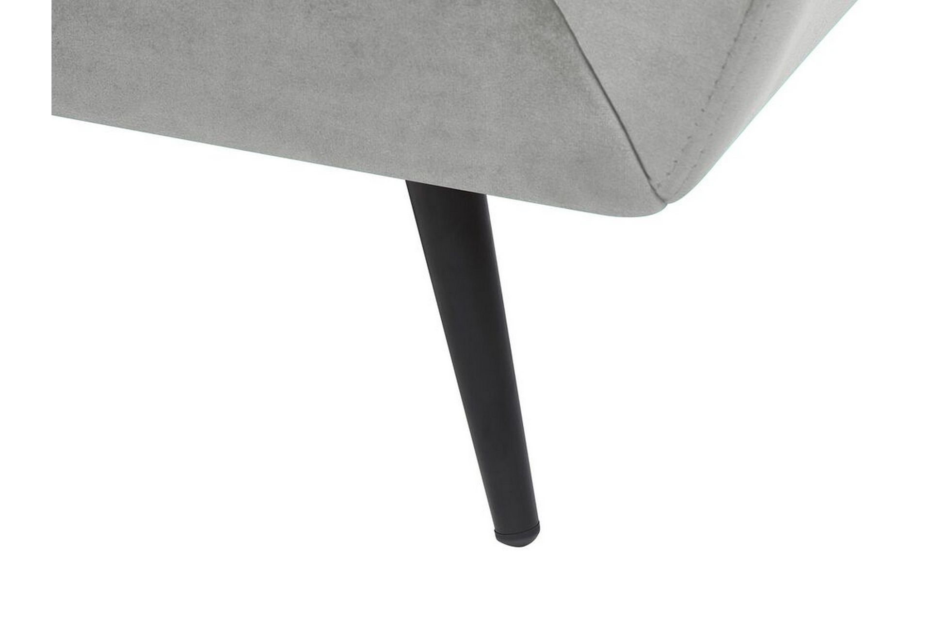 Lenvik 3-seters Sofa - Fløyel/Grå - Møbler - Sofaer - Sofa 3 seter