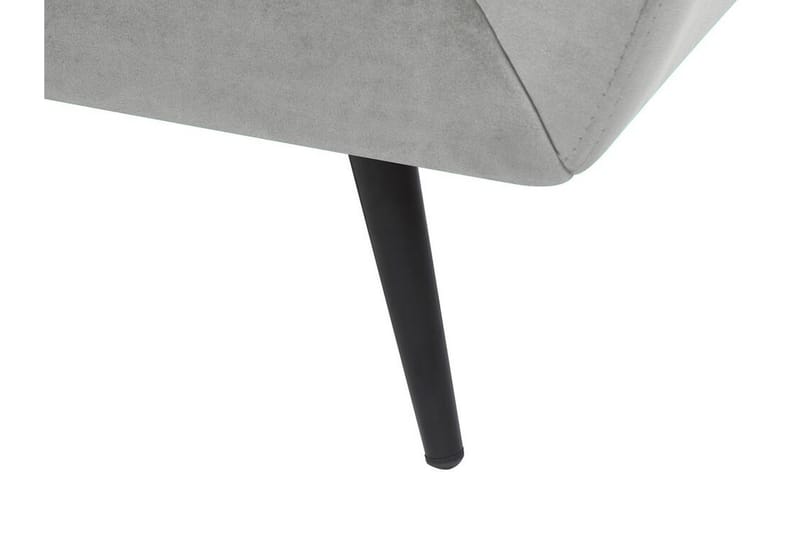 Lenvik 3-seters Sofa - Fløyel/Grå - Møbler - Sofaer - Sofa 3 seter