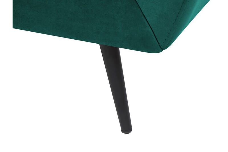 Lenvik 3-seters Sofa - Fløyel/Grønn - Sofa 3 seter