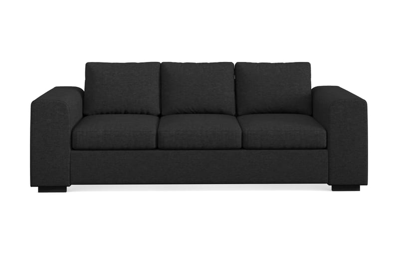 Link 3-seters Stoffsofa - Svart - Møbler - Sofaer - Sofa 3 seter