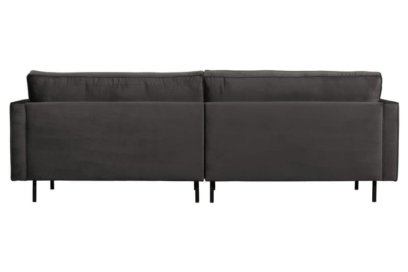 Lissbon 3-seter Fløyelssofa 275 cm - Grå - Møbler - Sofaer - Sofa 3 seter