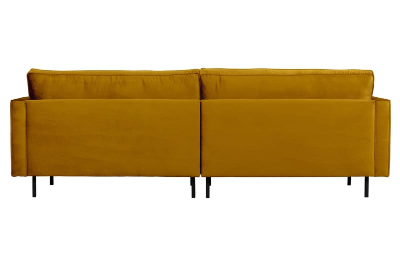 Lissbon 3-seter Fløyelssofa 275 cm - Gul - Møbler - Sofaer - Sofa 3 seter
