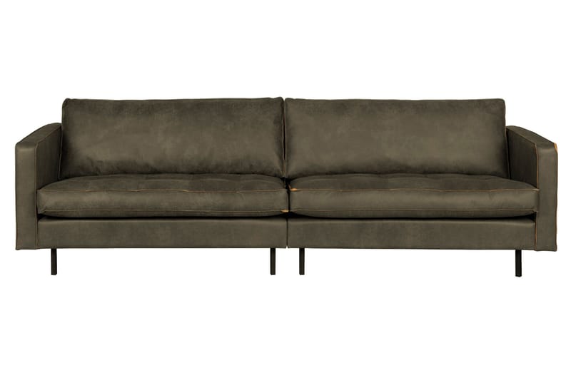 Lissbon 3-seter Skinnsofa 275 cm, Grønn