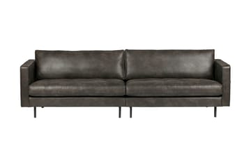 Lissbon 3-seter Sofa 275 cm i Kunstlær - Mørkegrå - Møbler - Sofaer - Sofa 3 seter
