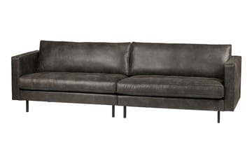 Lissbon 3-seter Sofa 275 cm i Kunstlær - Mørkegrå - Møbler - Sofaer - Sofa 3 seter