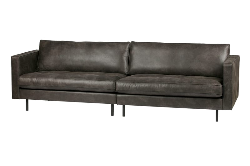 Lissbon 3-seter Sofa 275 cm i Kunstlær - Mørkegrå - Møbler - Sofaer - Sofa 3 seter