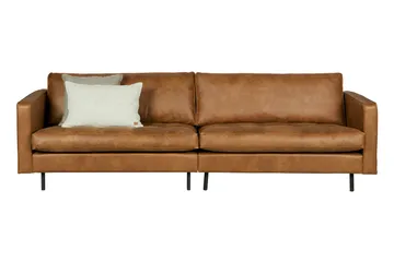 Lissbon 3-seter Sofa 275 cm i Lær - Konjakk - Møbler - Sofaer - Sofa 3 seter
