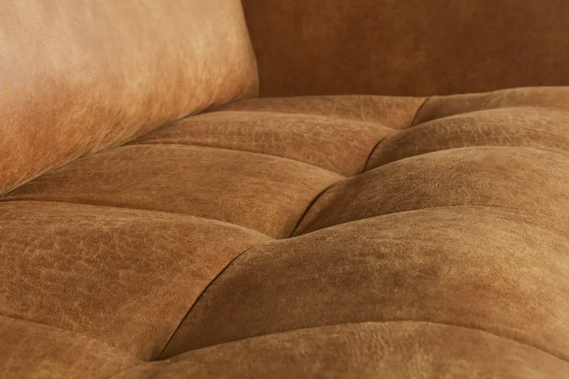 Lissbon 3-seter Sofa 275 cm i Lær - Konjakk - Møbler - Sofaer - Sofa 3 seter
