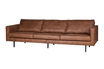 Lissbon 3-seter Sofa 277 cm i Kunstlær - Konjakk - Møbler - Sofaer - Sofa 3 seter