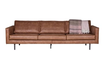 Lissbon 3-seter Sofa 277 cm i Kunstlær - Konjakk - Møbler - Sofaer - Sofa 3 seter