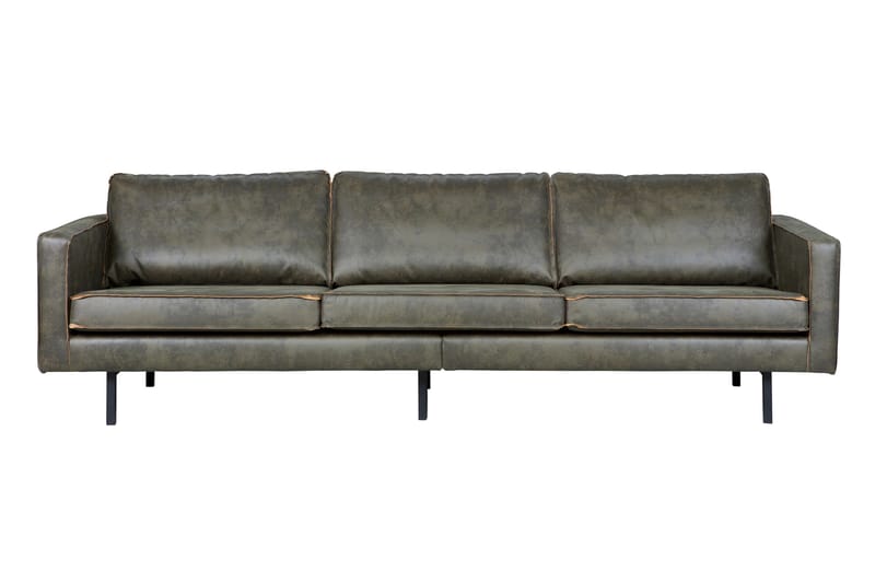 Lissbon 3-seter Sofa 277 cm i Lær, Grønn