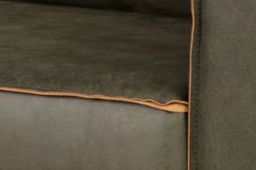 Lissbon 3-seter Sofa 277 cm i Lær - Grønn - Møbler - Sofaer - Sofa 3 seter