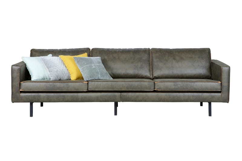 Lissbon 3-seter Sofa 277 cm i Lær - Grønn - Møbler - Sofaer - Sofa 3 seter