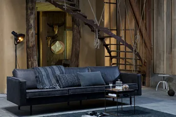 Lissbon 3-seters Sofa - Svart - Møbler - Sofaer - Sofa 3 seter