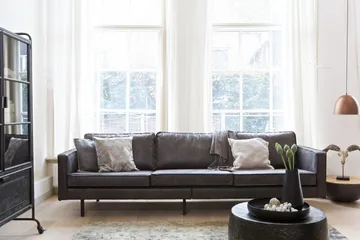 Lissbon 3-seters Sofa - Svart - Møbler - Sofaer - Sofa 3 seter