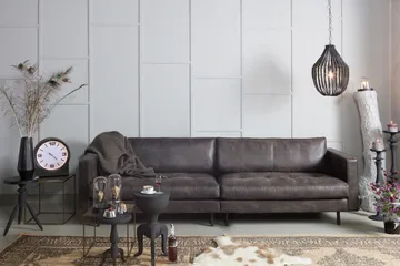 Lissbon 3-seters Sofa - Svart - Møbler - Sofaer - Sofa 3 seter