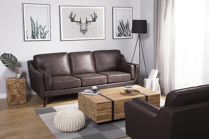 Lokka Sofa 3-seter - Brun - Møbler - Sofaer - Sofa 3 seter