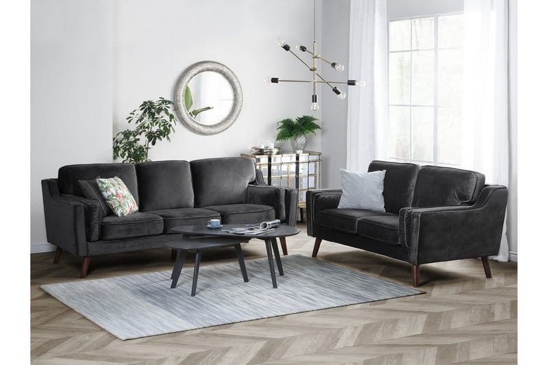 Lokka Sofa 3-seter - Grå - Sofa 3 seter