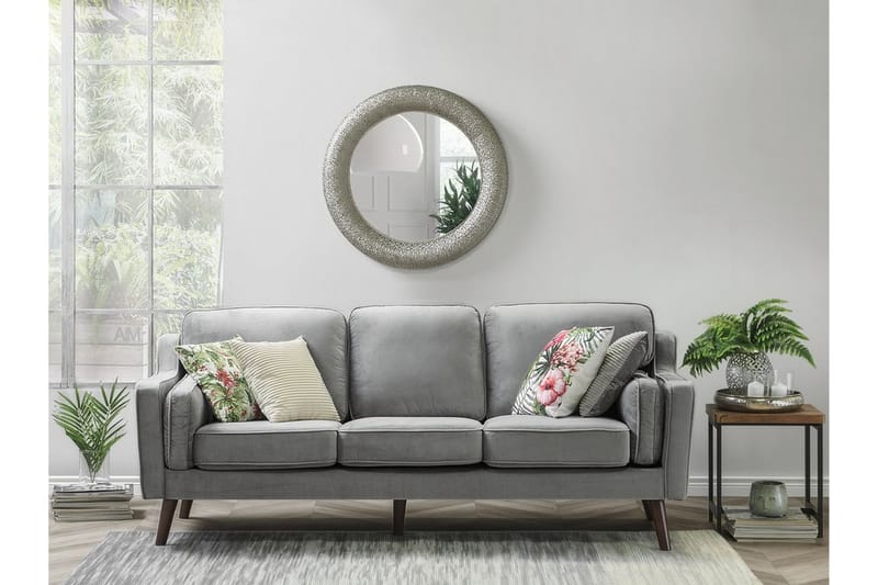 Lokka Sofa 3-seter - Grå - Møbler - Sofaer - Sofa 3 seter