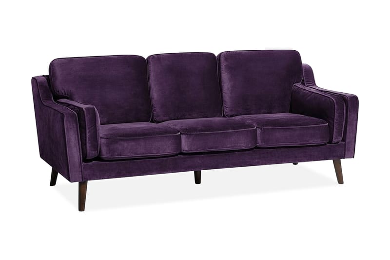 Lokka Sofa 3-seter - Lilla - Sofa 3 seter