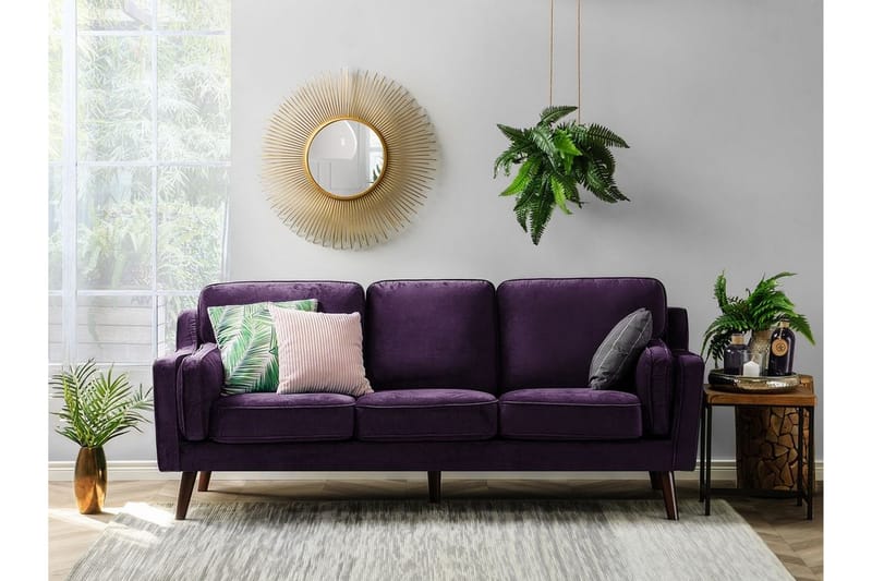 Lokka Sofa 3-seter - Lilla - Møbler - Sofaer - Sofa 3 seter