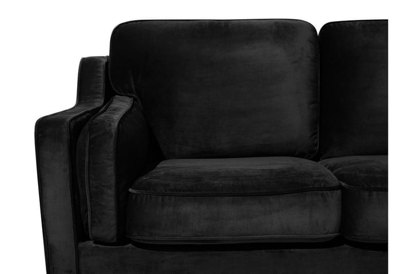 Lokka Sofa 3-seter - Svart - Møbler - Sofaer - Sofa 3 seter