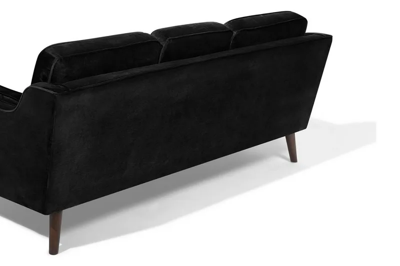 Lokka Sofa 3-seter - Svart - Møbler - Sofaer - Sofa 3 seter