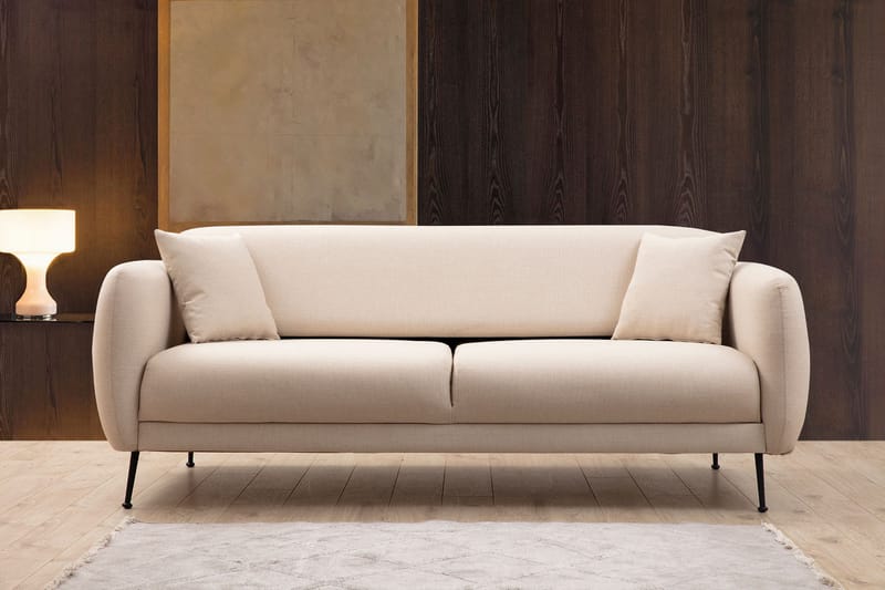 Longbush Sofa 3-seters - Beige - Møbler - Sofaer - Sofa 3 seter