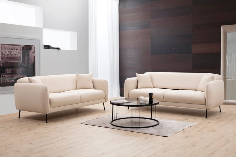 Longbush Sofa 3-seters - Beige - Møbler - Sofaer - Sofa 3 seter