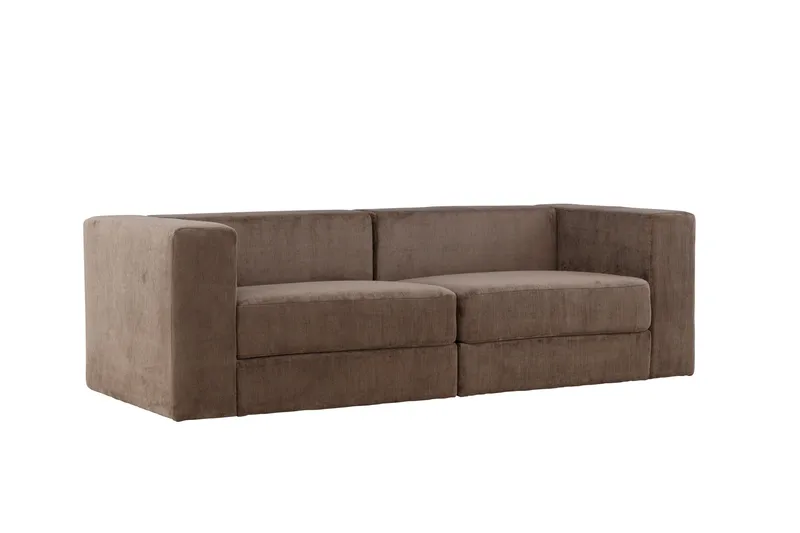 Lumi 3-seters Sofa - Brun - Møbler - Sofaer - Sofa 3 seter