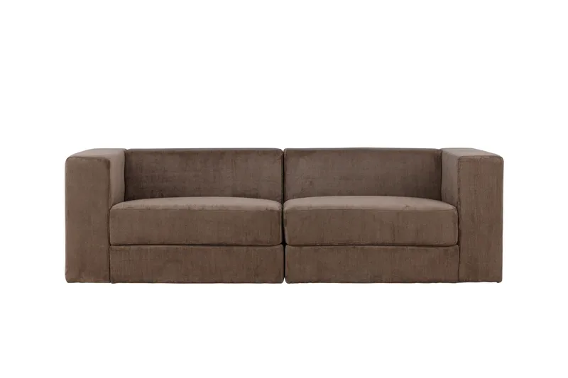 Lumi 3-seters Sofa, Brun