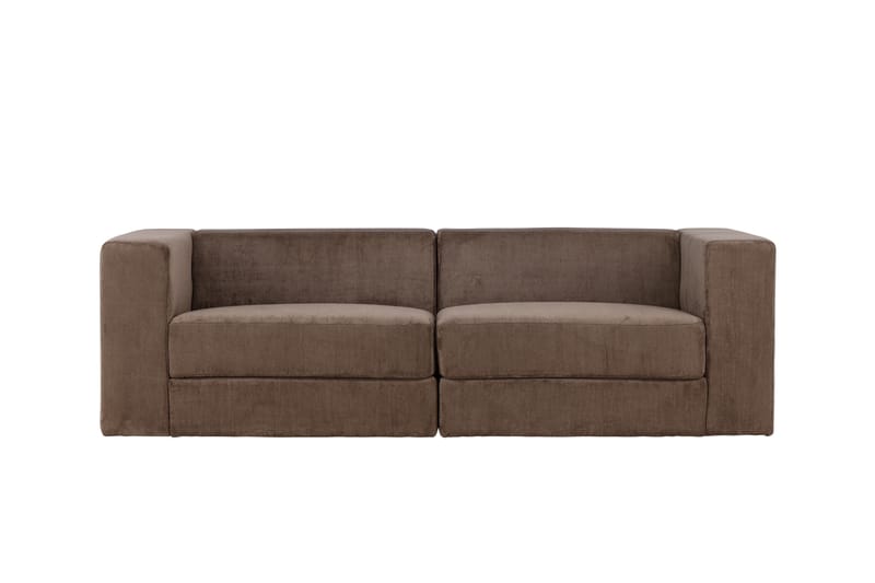 Lumi 3-seters Sofa - Brun - Sofa 3 seter