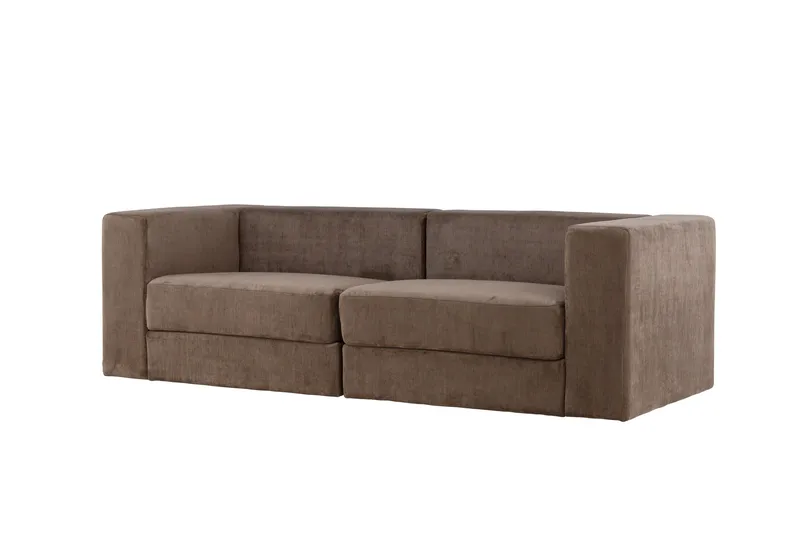 Lumi 3-seters Sofa - Brun - Møbler - Sofaer - Sofa 3 seter