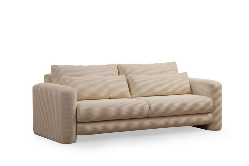 Makhan Sofa 3-seter - Beige - Møbler - Sofaer - Sofa 3 seter