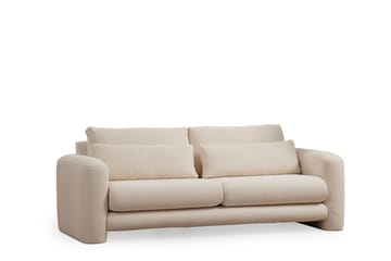 Makhan Sofa 3-seter - Lys beige - Møbler - Sofaer - Sofa 3 seter