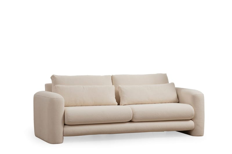 Makhan Sofa 3-seter - Lys beige - Møbler - Sofaer - Sofa 3 seter