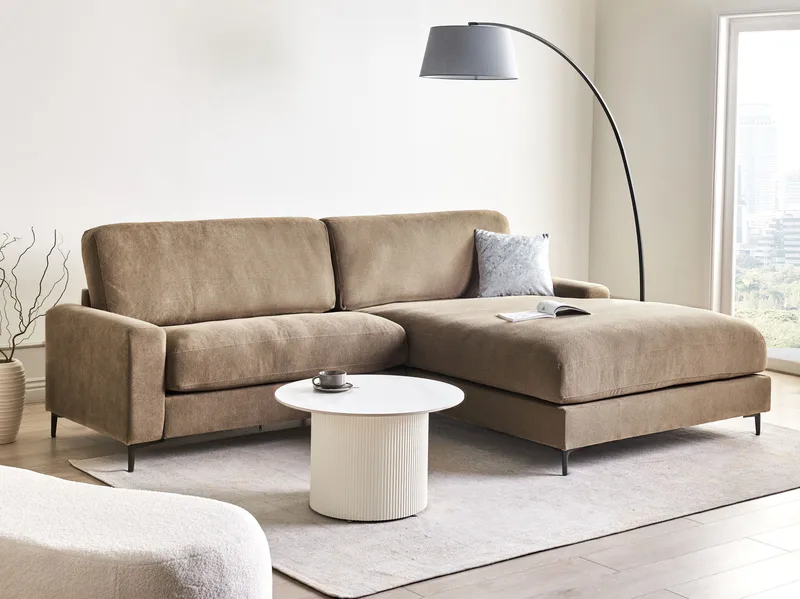 3-seters sofa Maloy venstrevendt - Brun - Møbler - Sofaer - Sofa med sjeselong