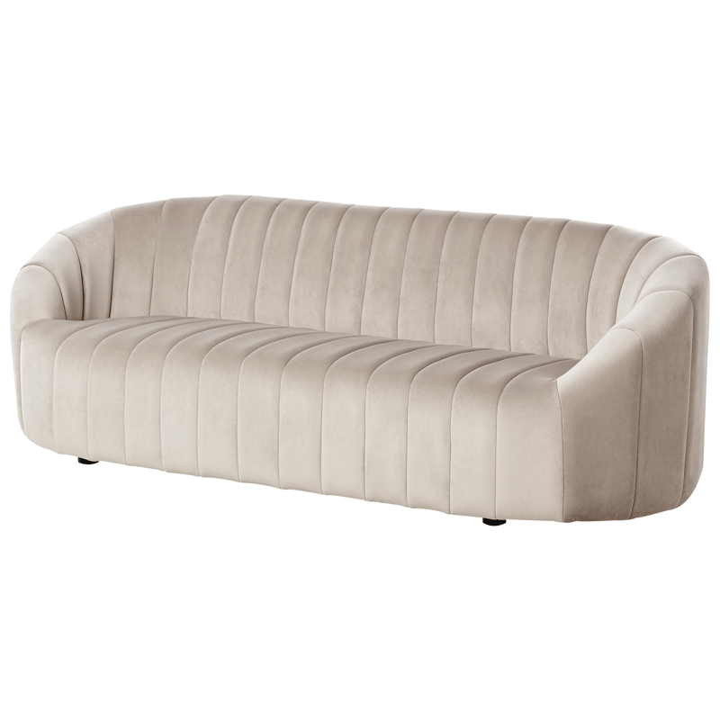3-seters sofa Malung - Beige - Møbler - Sofaer - Fløyel sofaer