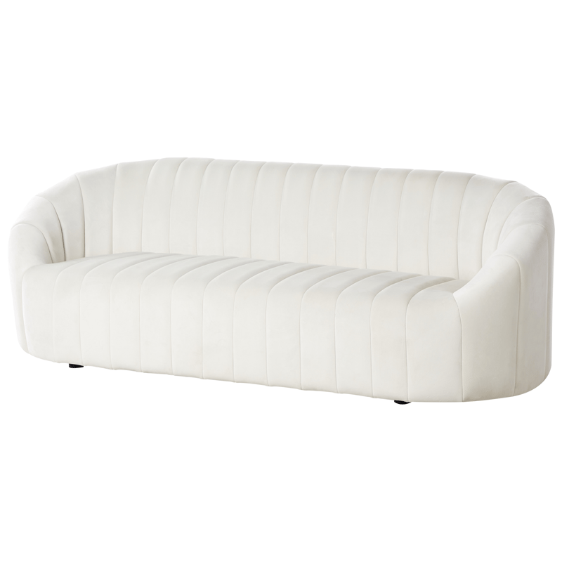 3-seters sofa Malung - Off-White - Møbler - Sofaer - Fløyel sofaer