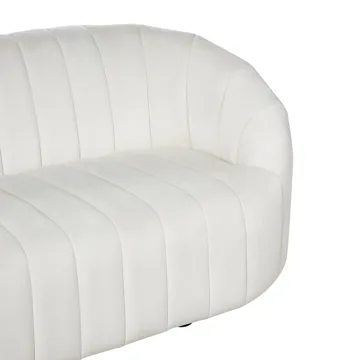 3-seters sofa Malung - Off-White - Møbler - Sofaer - Fløyel sofaer