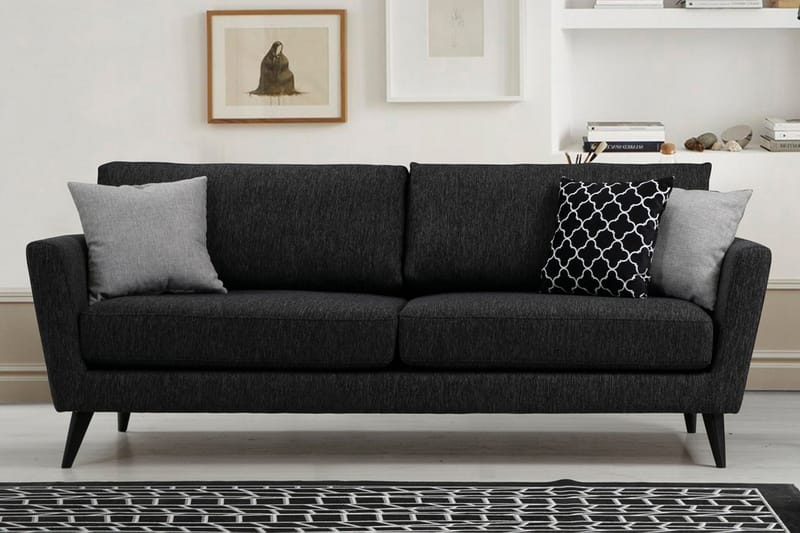 Mangia 3-Seter Sofa - Grå - Møbler - Sofaer - Sofa 3 seter