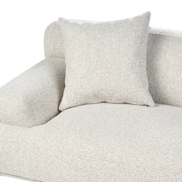 3-seters sofa Matila i bouclé - Hvit - Møbler - Sofaer - Sofa 3 seter