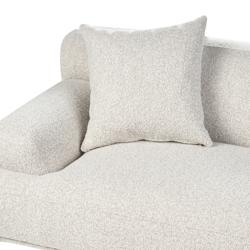 3-seters sofa Matila i bouclé - Hvit - Møbler - Sofaer - Sofa 3 seter