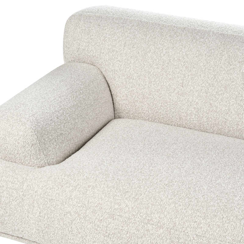 3-seters sofa Matila i bouclé - Hvit - Møbler - Sofaer - Sofa 3 seter