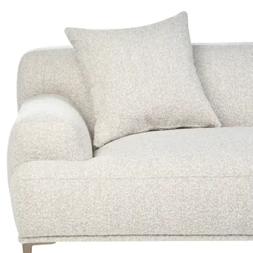 3-seters sofa Matila i bouclé - Hvit - Møbler - Sofaer - Sofa 3 seter