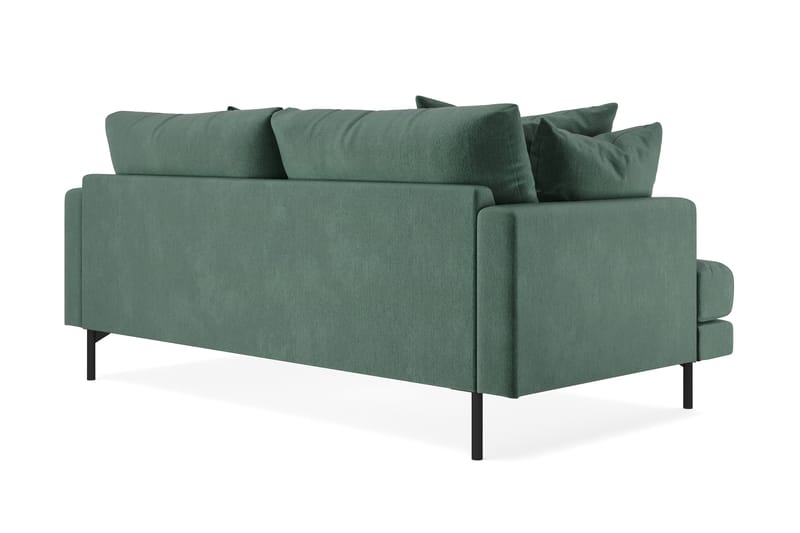 Menard 3-seters Dyp Fløyelssofa - Mørk grønn - Møbler - Sofaer - Sofa 3 seter