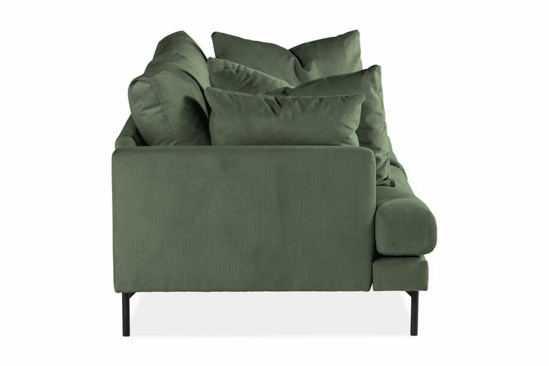Menard 3-seters Dyp Manchestersofa - Grønn - Møbler - Sofaer - Sofa 3 seter