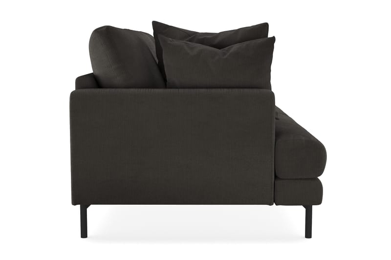 Menard 3-seters Dyp Manchestersofa - Mørk grå - Møbler - Sofaer - Sofa 3 seter