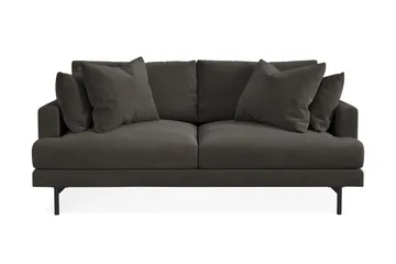 Menard 3-seters Dyp Manchestersofa - Mørk grå - Møbler - Sofaer - Sofa 3 seter